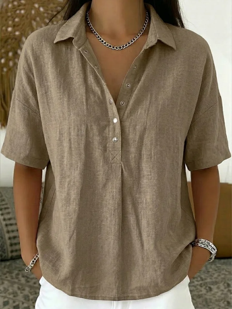 Margot | The Relaxed Collar Blouse