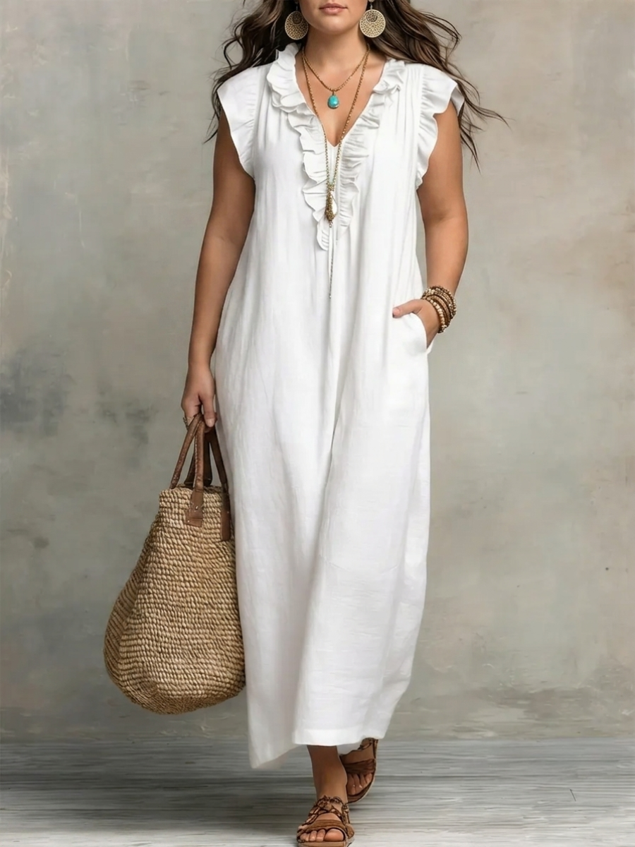 Camellia Summer Maxi Dress
