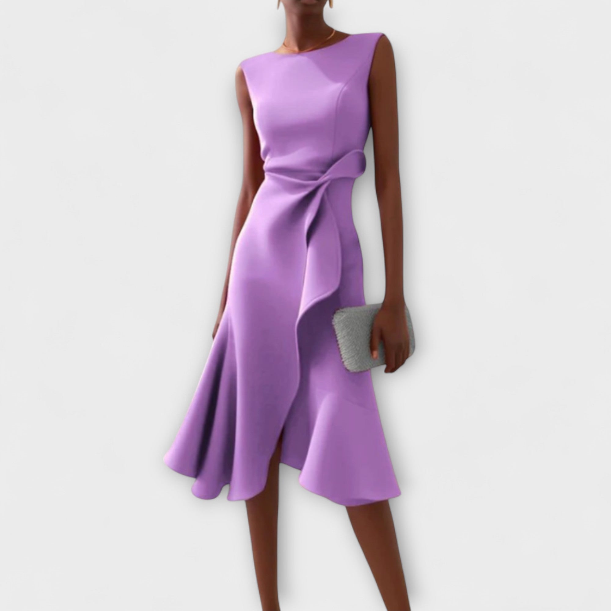 Nora | Draped Asymmetric Midi