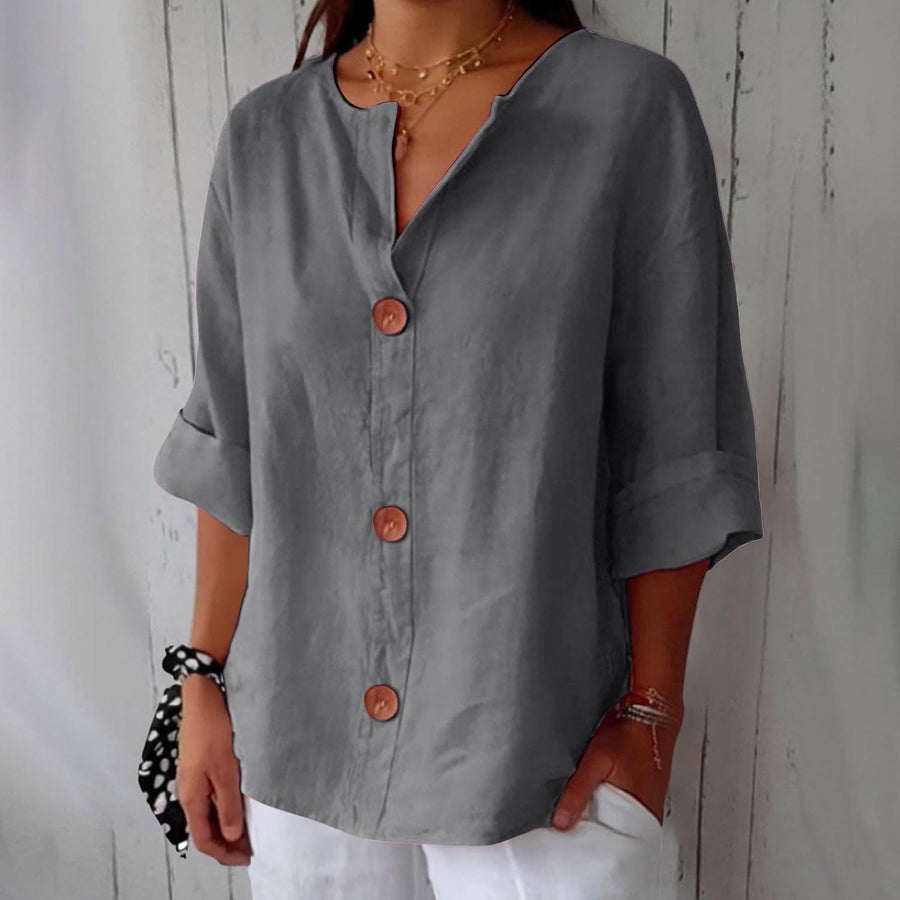 Hazel | Effortless Loose-Fitting Summer Blouse