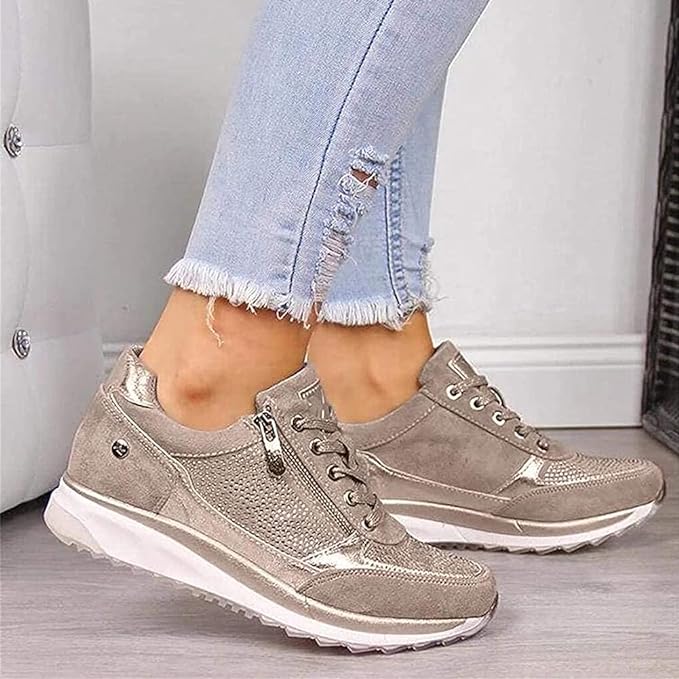 Martina Zip-Up Sneakers