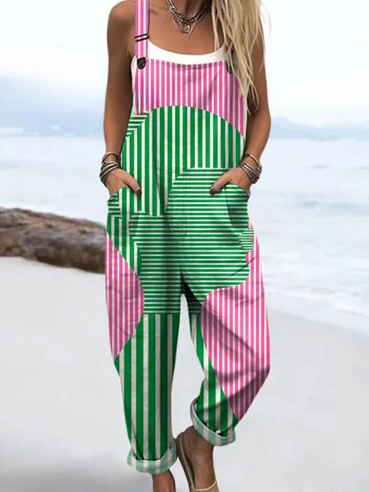 Abstract Form Dungarees