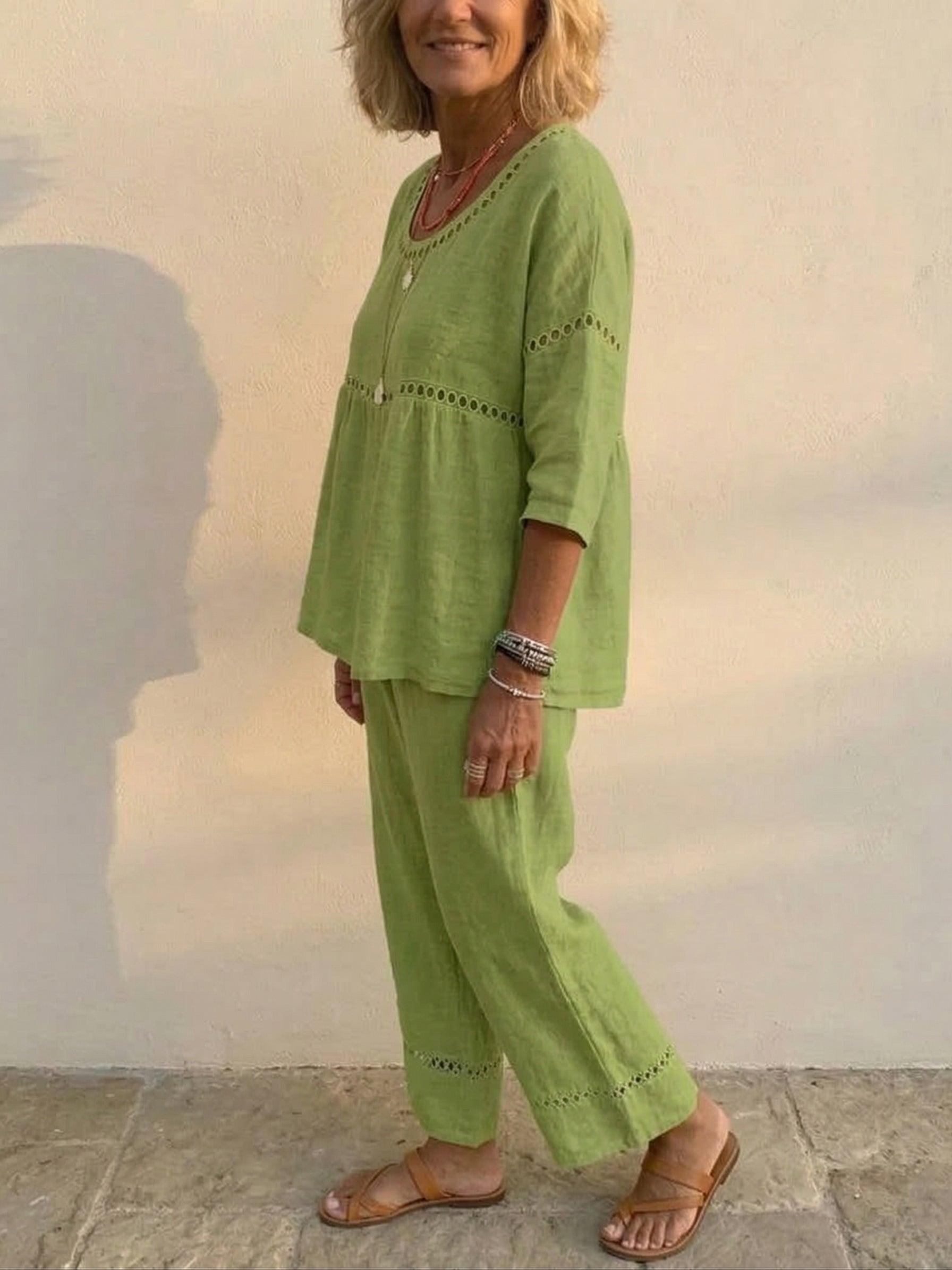Nora Linen Two Piece Set