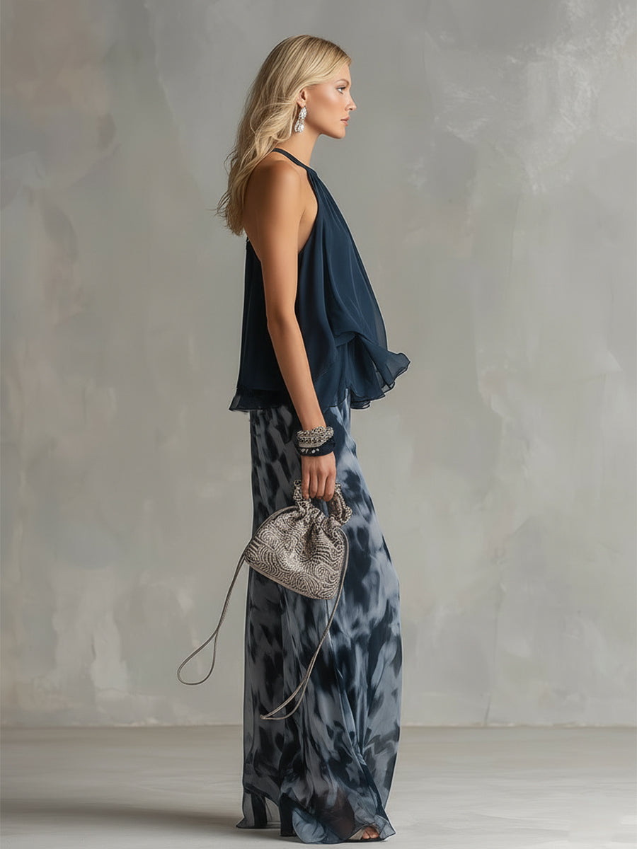 Louisa Nautical Chiffon Set