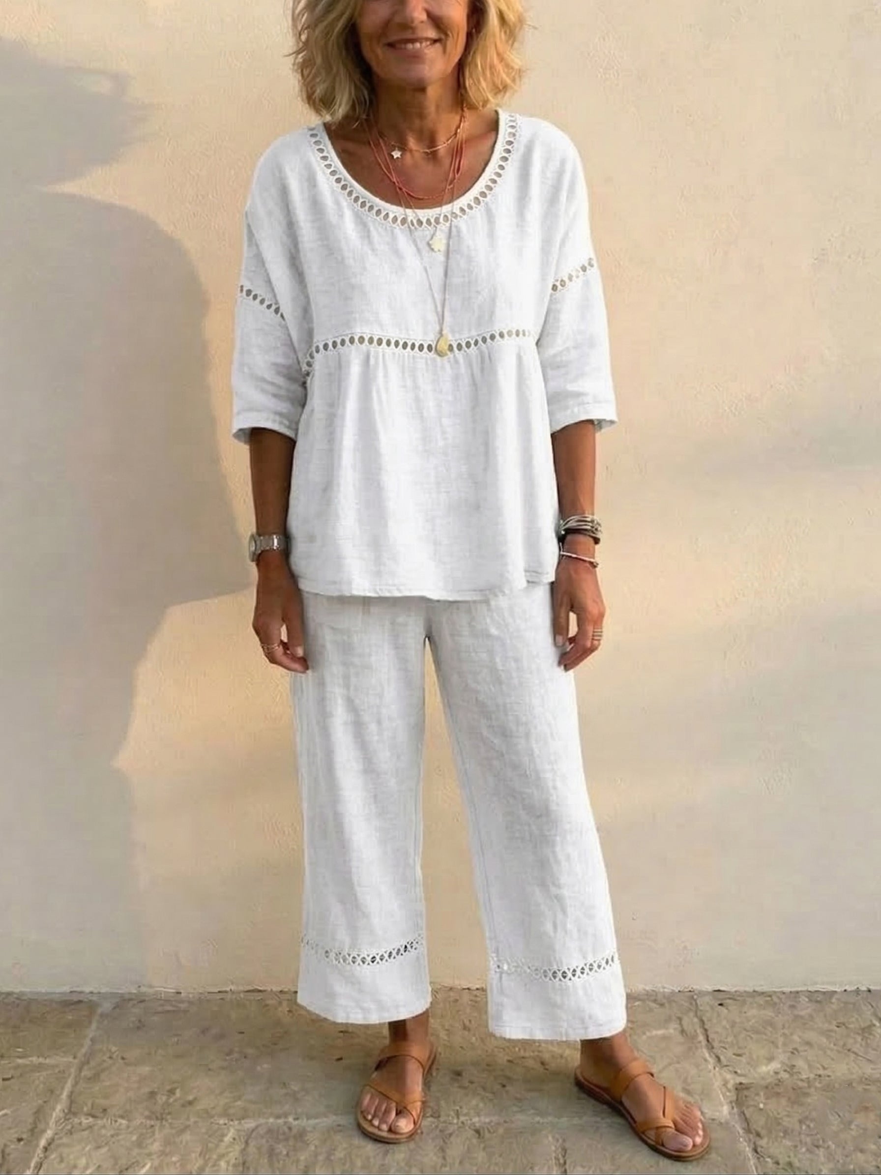 Nora Linen Two Piece Set