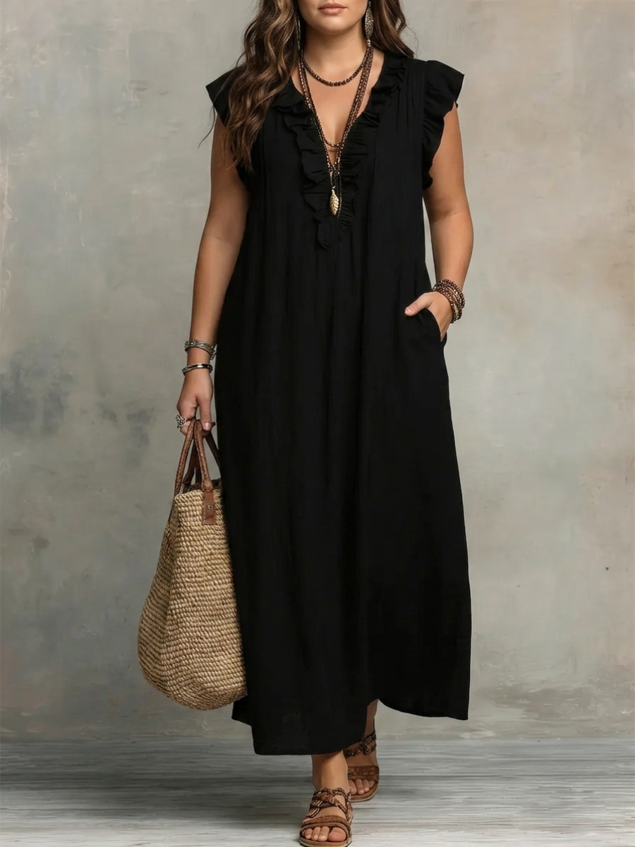 Camellia Summer Maxi Dress