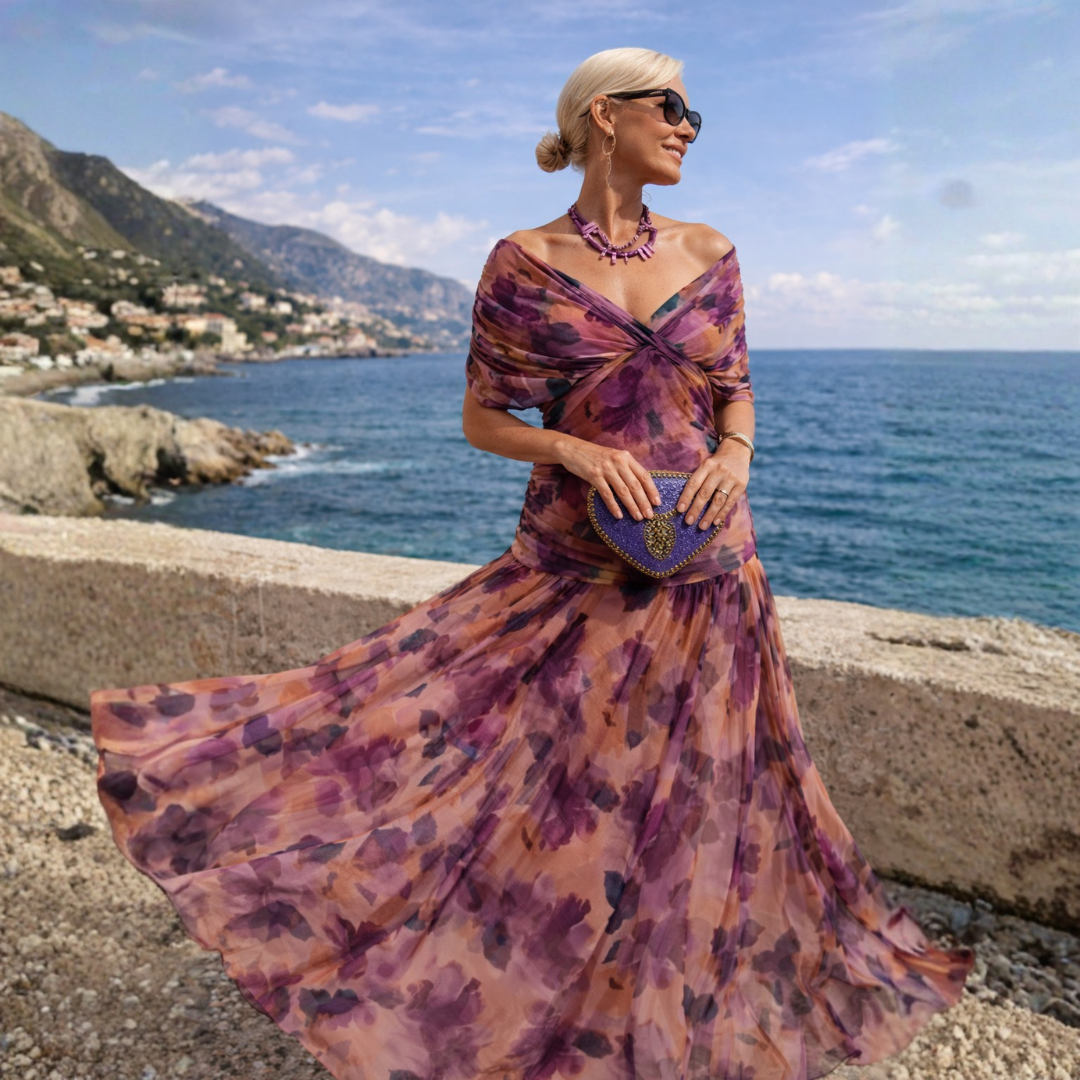 Mikaela Off Shoulder Maxi Dress