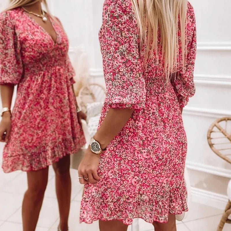 Sunna Elegant Floral Dress