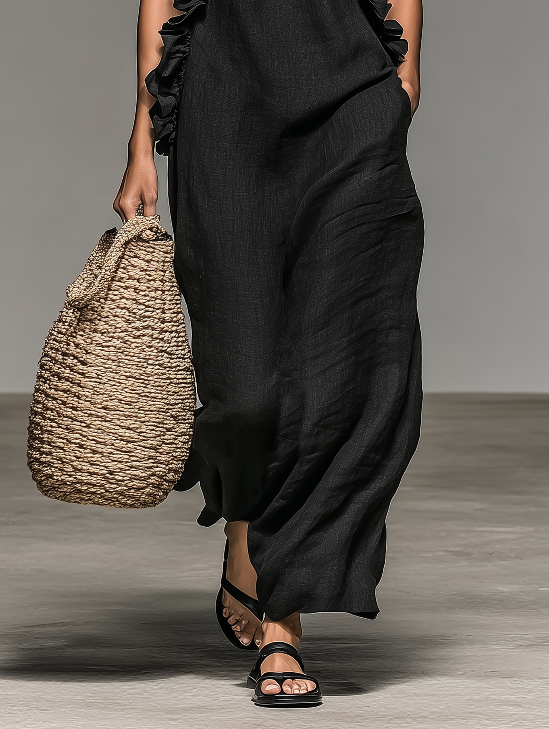 Lua Maxi Dress With Pockets