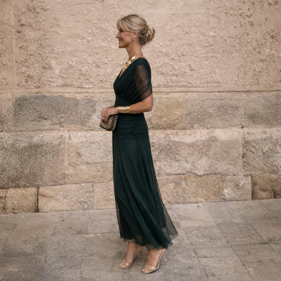 Mikaela Off Shoulder Maxi Dress