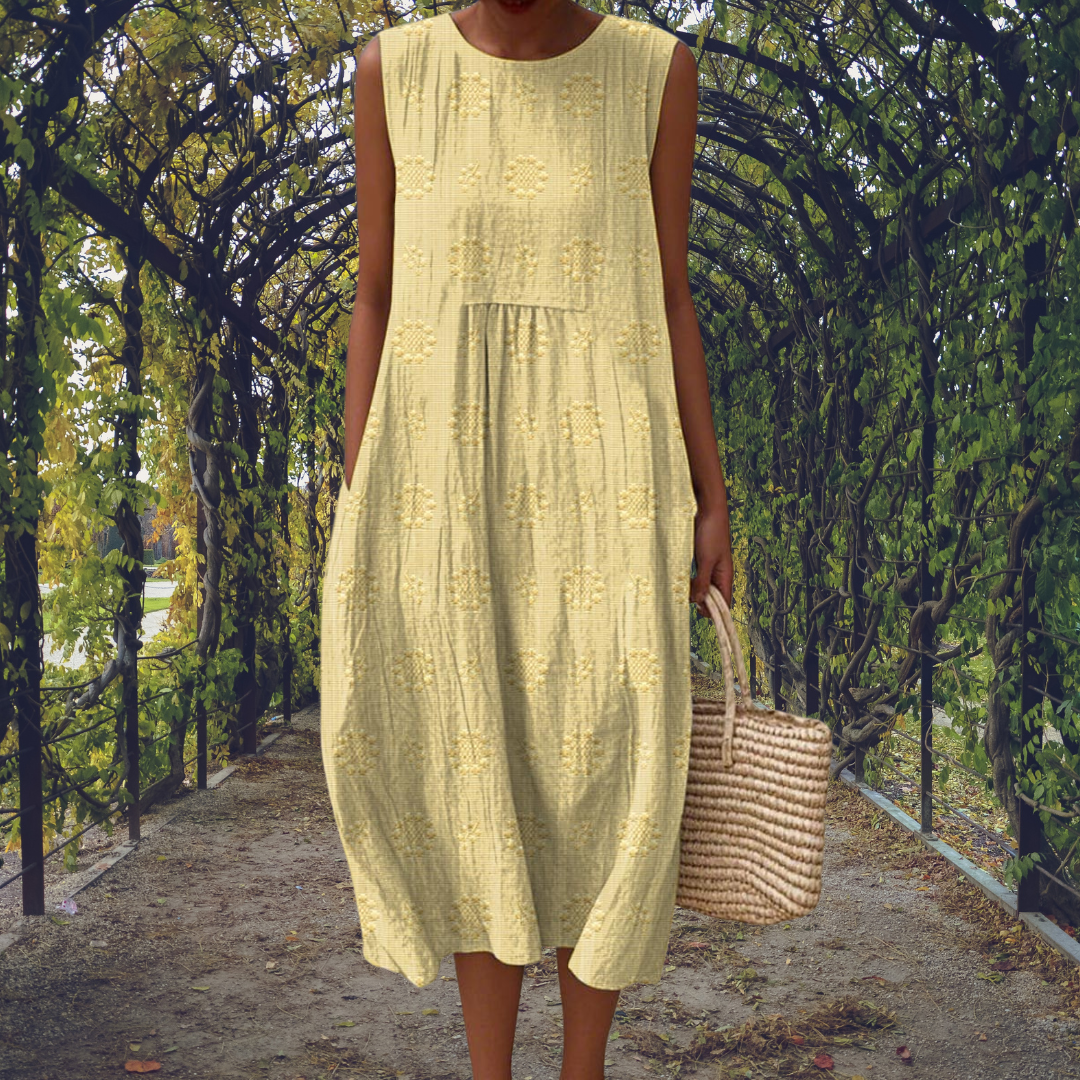 Aikaterini Sleeveless Pocket Dress