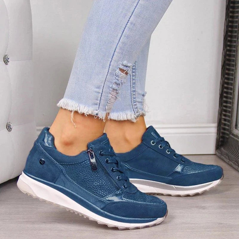 Martina Zip-Up Sneakers