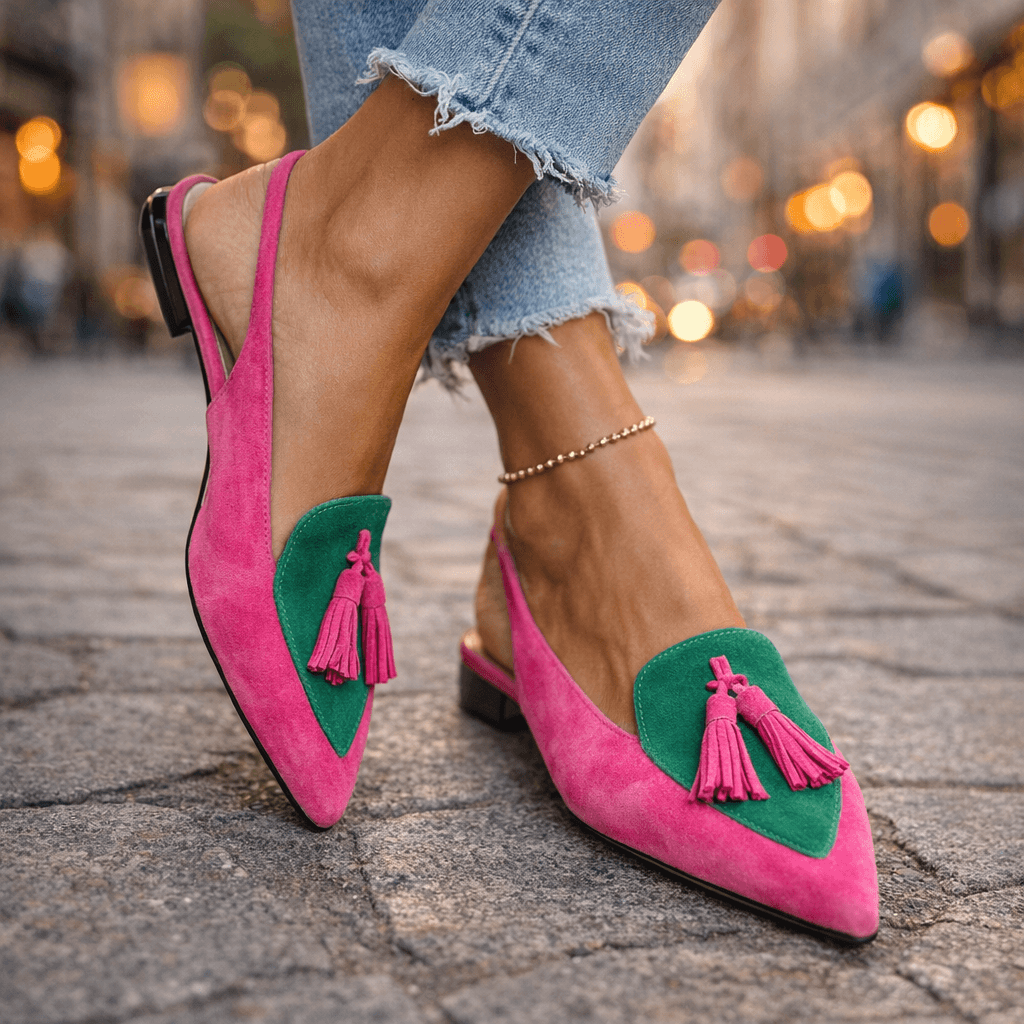 Eliza Tasseled Strap Sandals