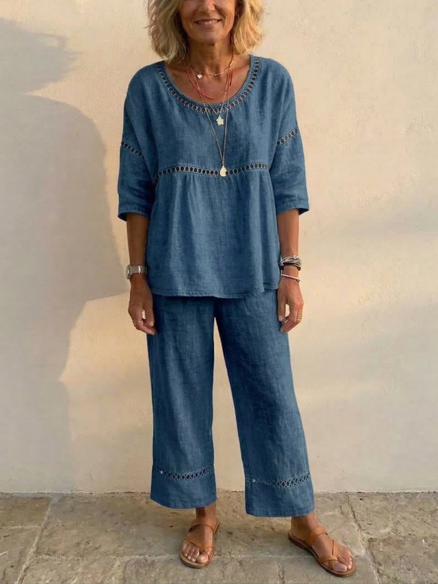 Nora Linen Two Piece Set