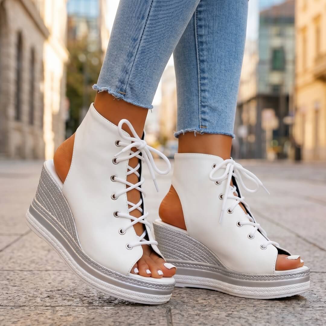 Camille – Elegant Wedge Sandals