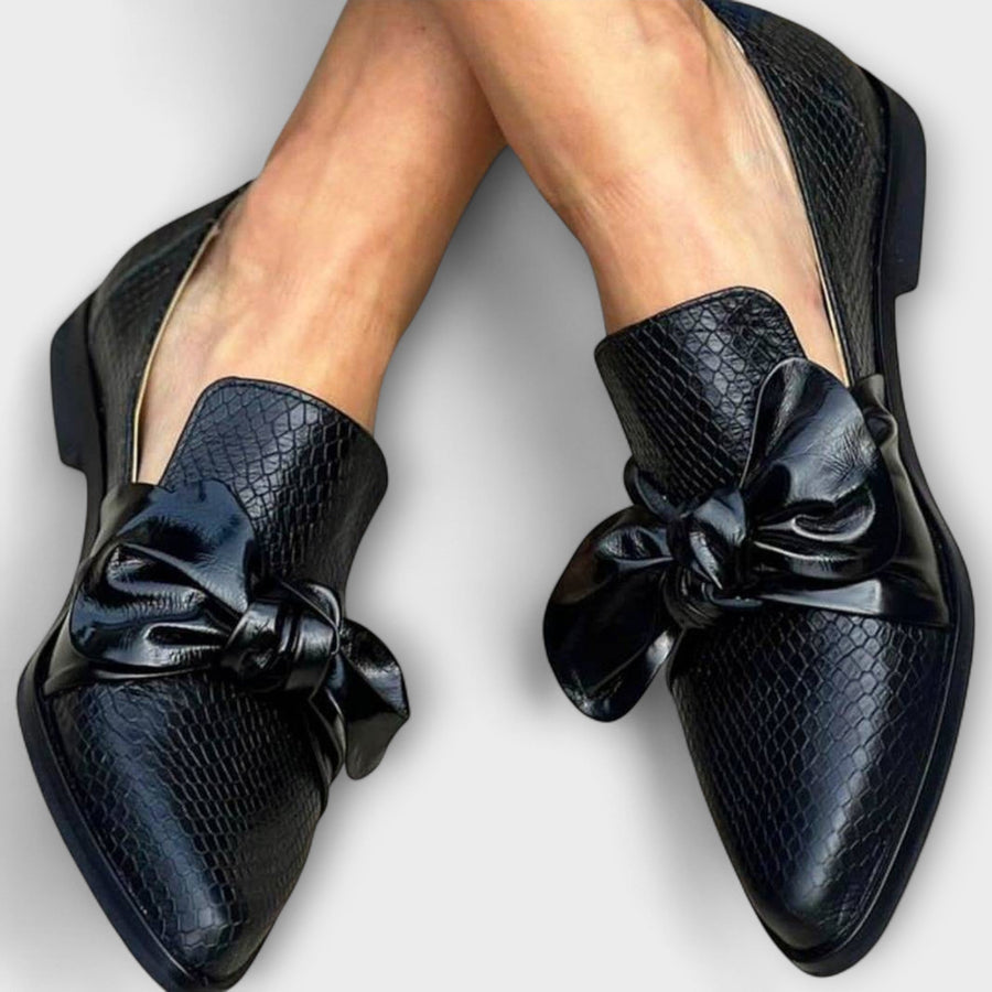 Claudia Loafers with Bow Detail