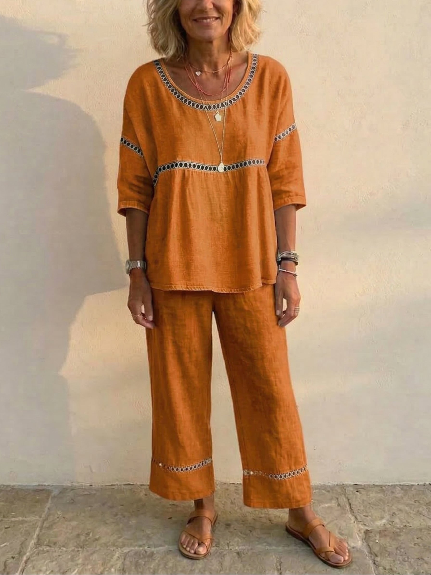 Nora Linen Two Piece Set