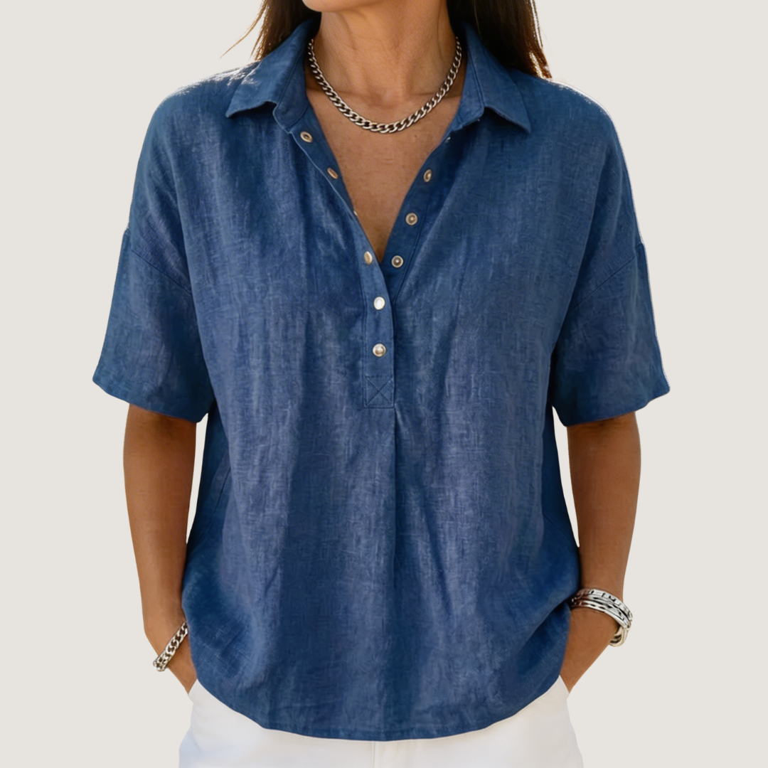Margot | The Relaxed Collar Blouse