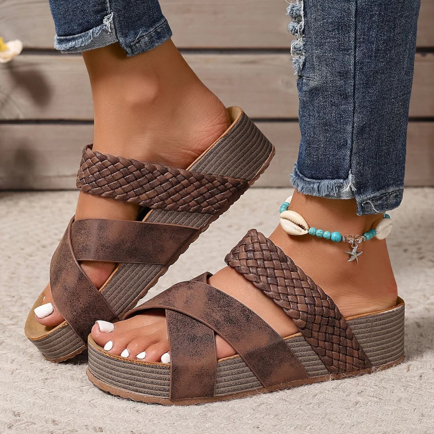 Abigail Orthopedic Strap Sandals