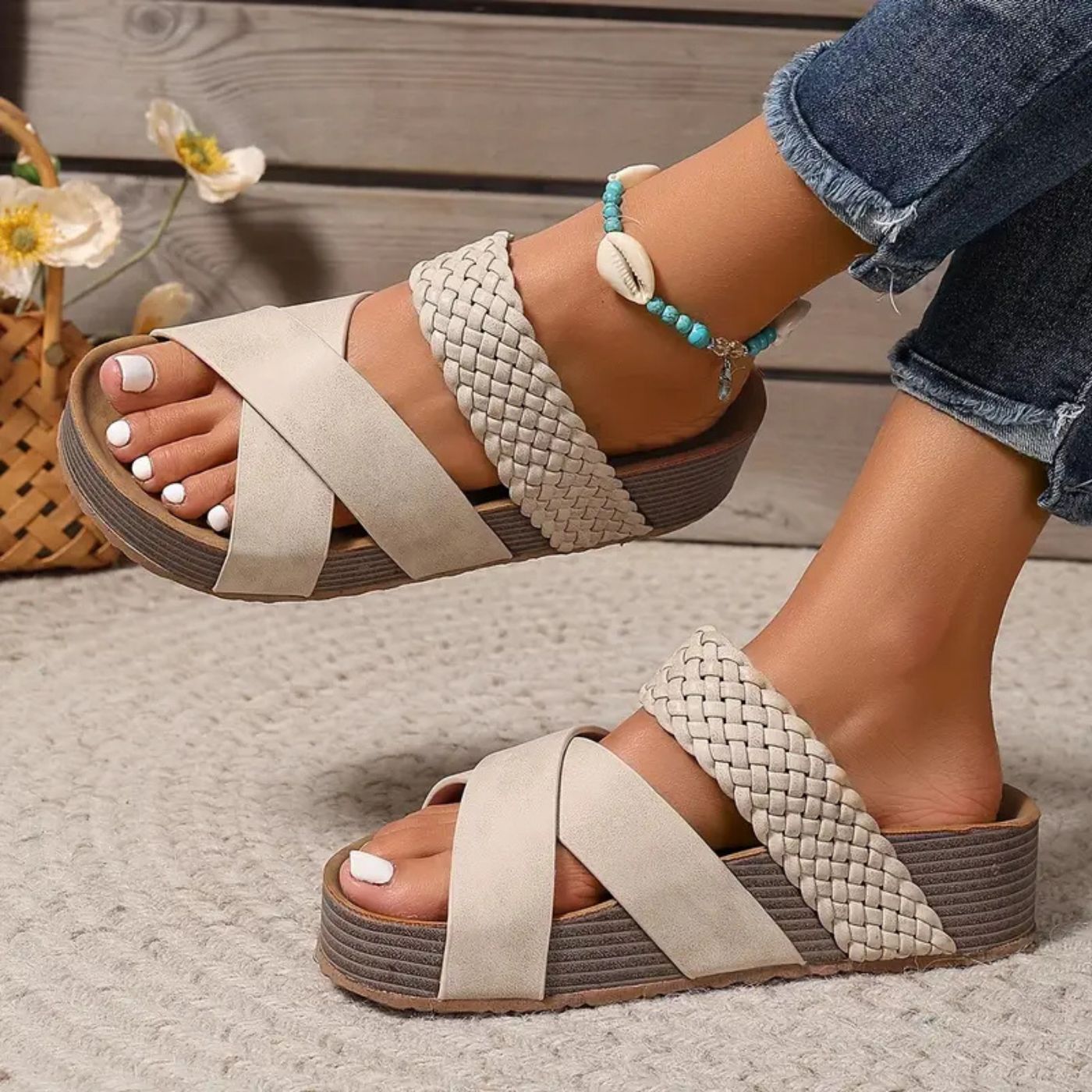 Abigail Orthopedic Strap Sandals