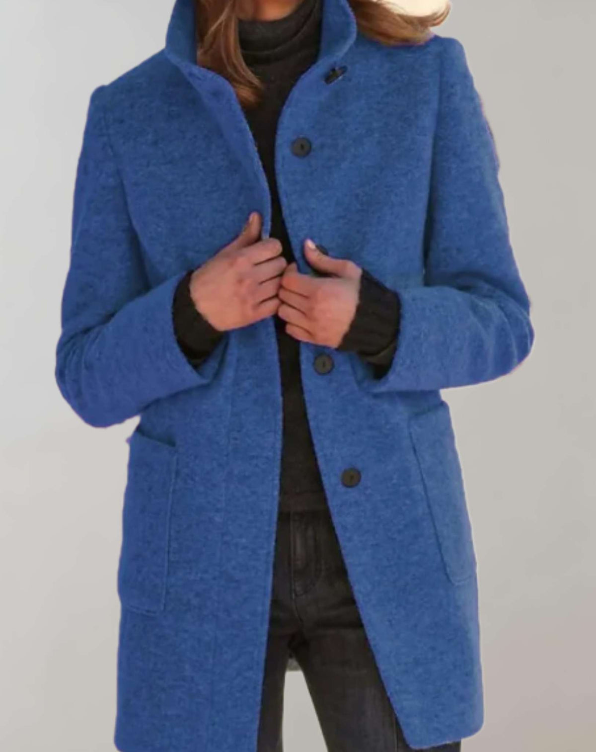 Arvey Elegant Mid-Length Wool Coat
