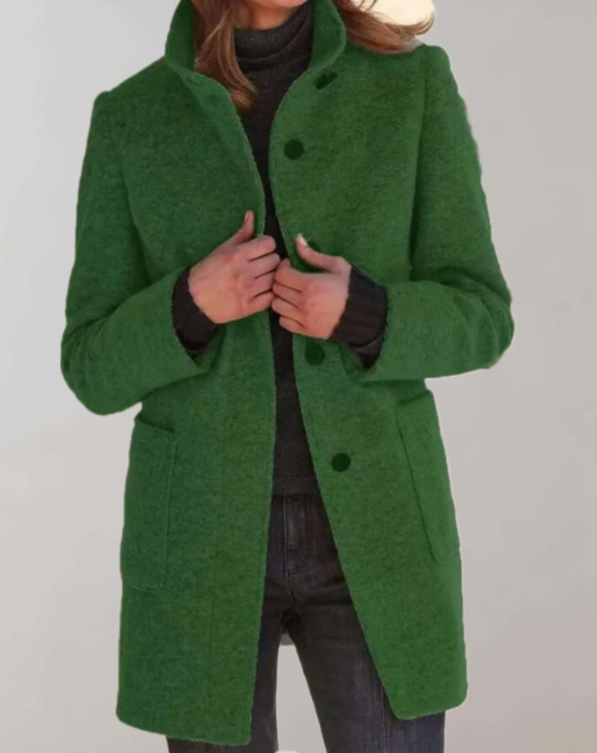 Arvey Elegant Mid-Length Wool Coat