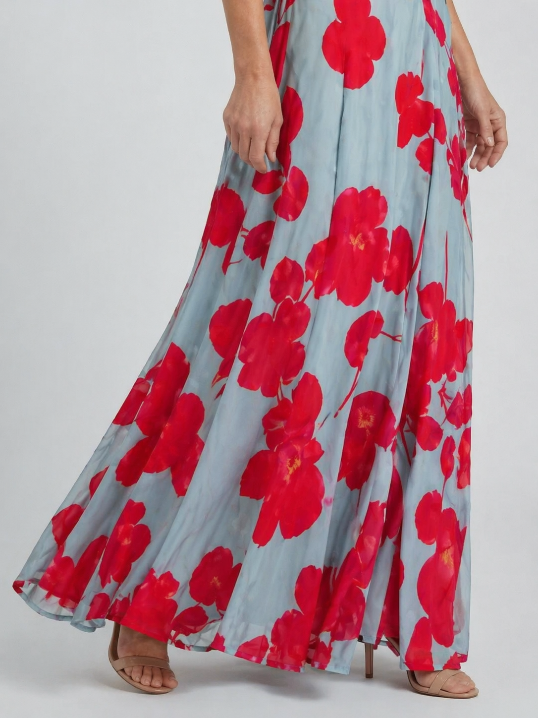 Athena | Halter Bloom Flow Maxi Dress