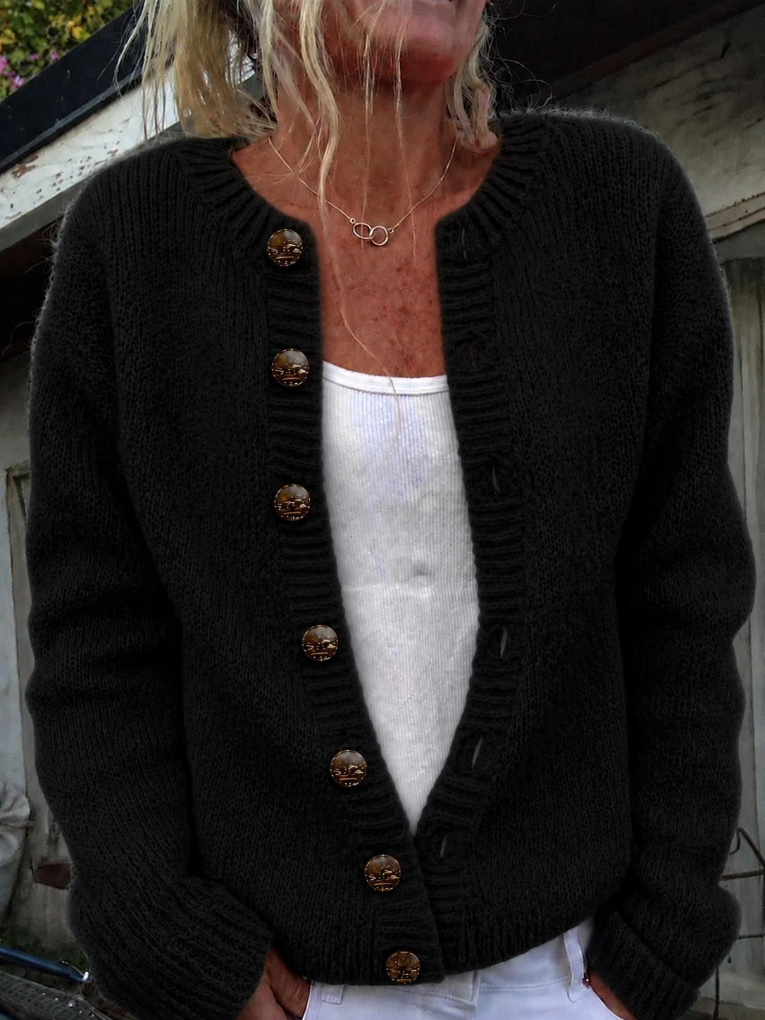 Foxfield Vintage Knit Cardigan