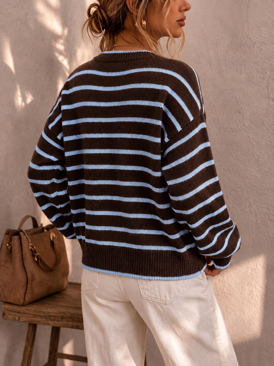 Mabel Striped Knit Cardigan