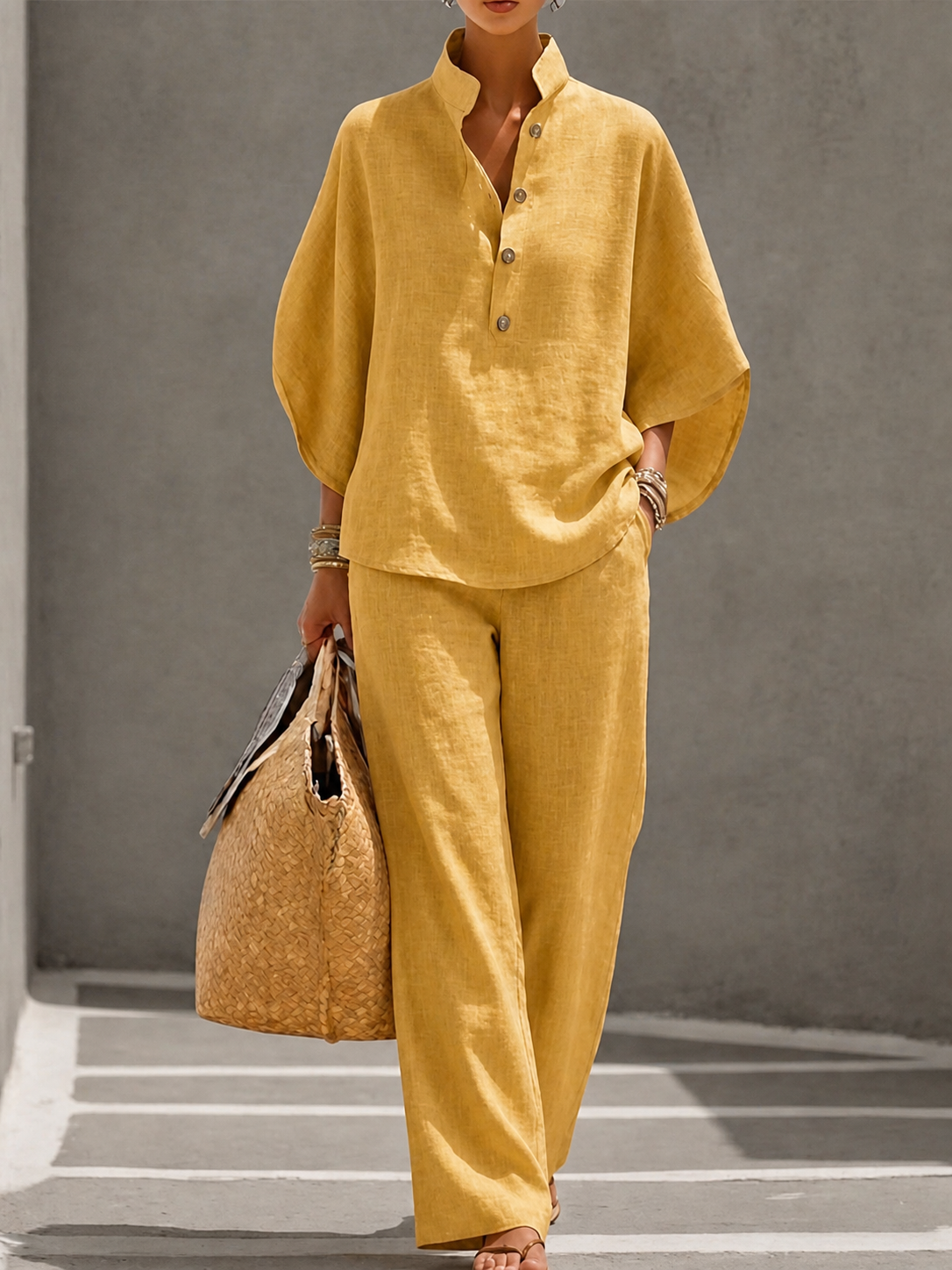 Charlotte Two-Piece Palazzo Set