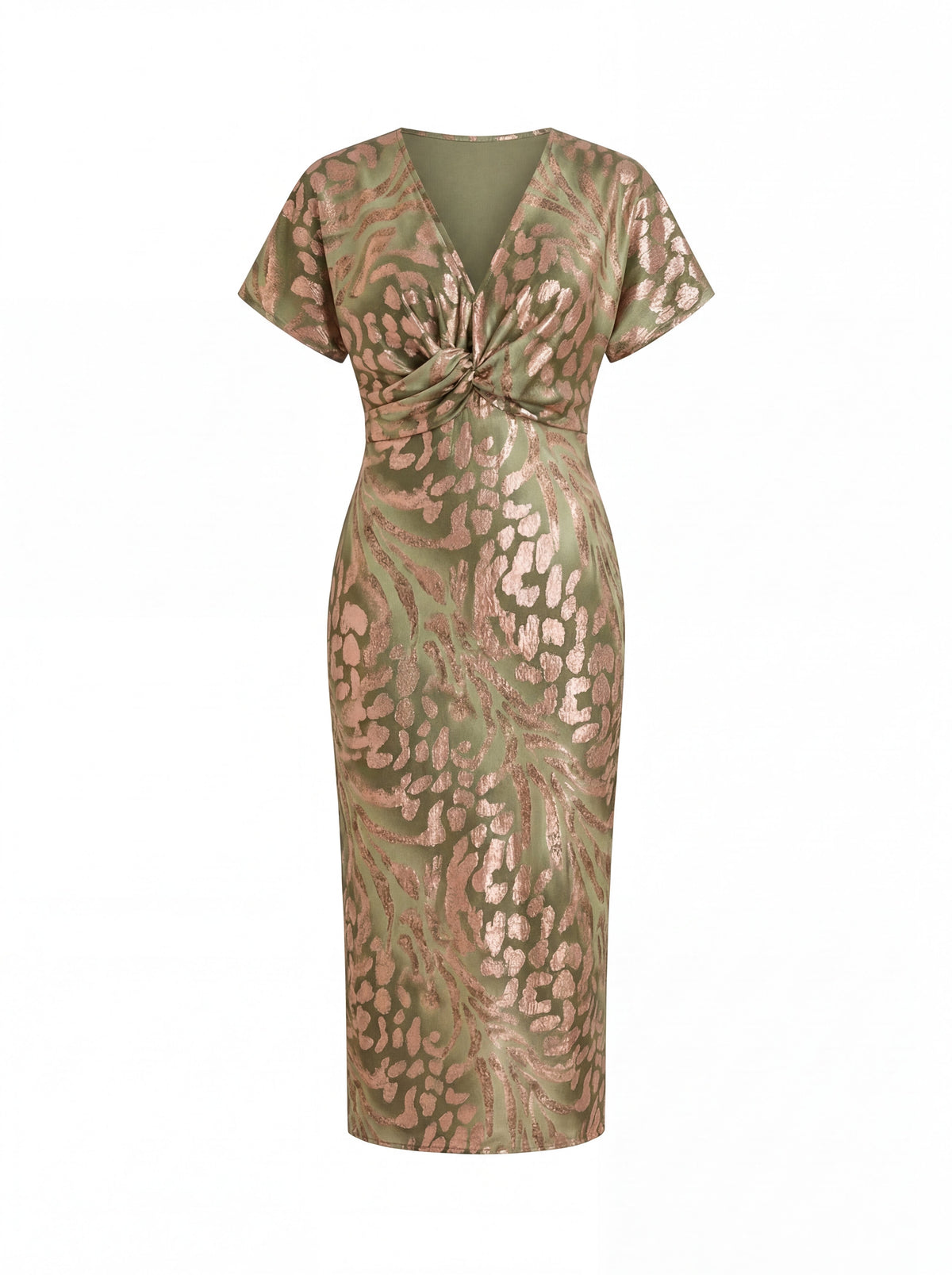 Copper Midi Summer Dress