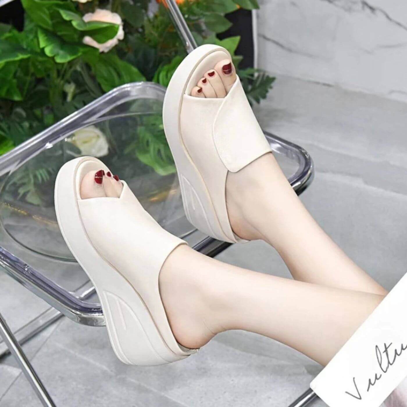 Eliza Orthopedic Wedge Sandals
