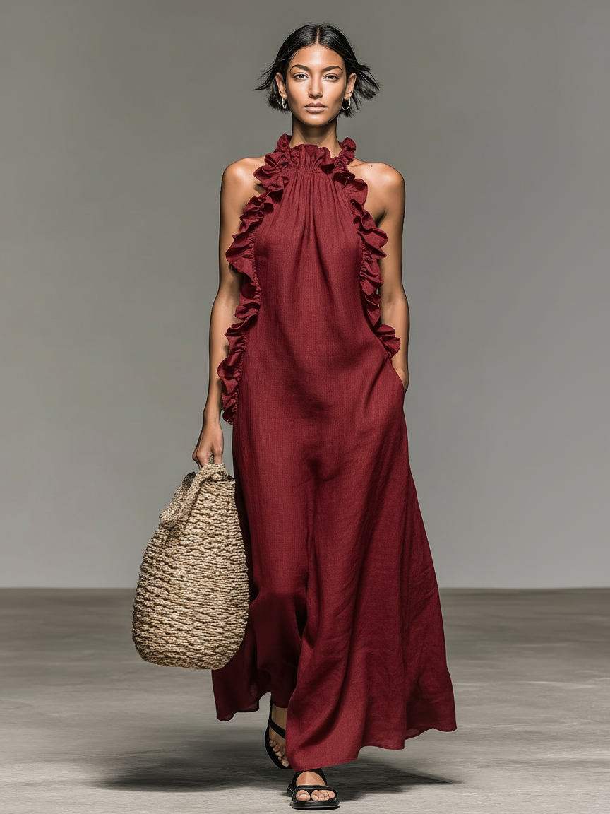Lua Maxi Dress With Pockets