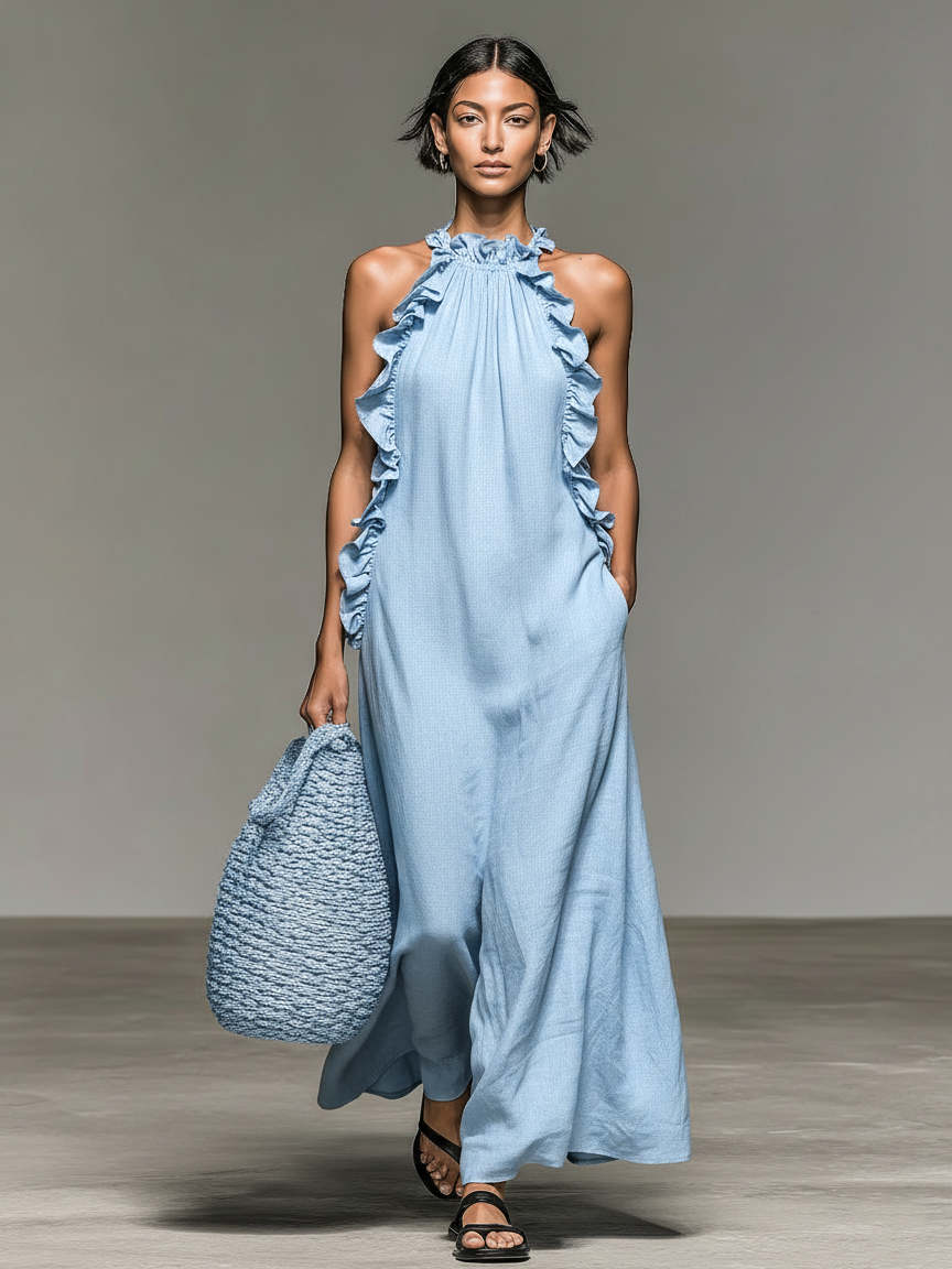 Lua Maxi Dress With Pockets