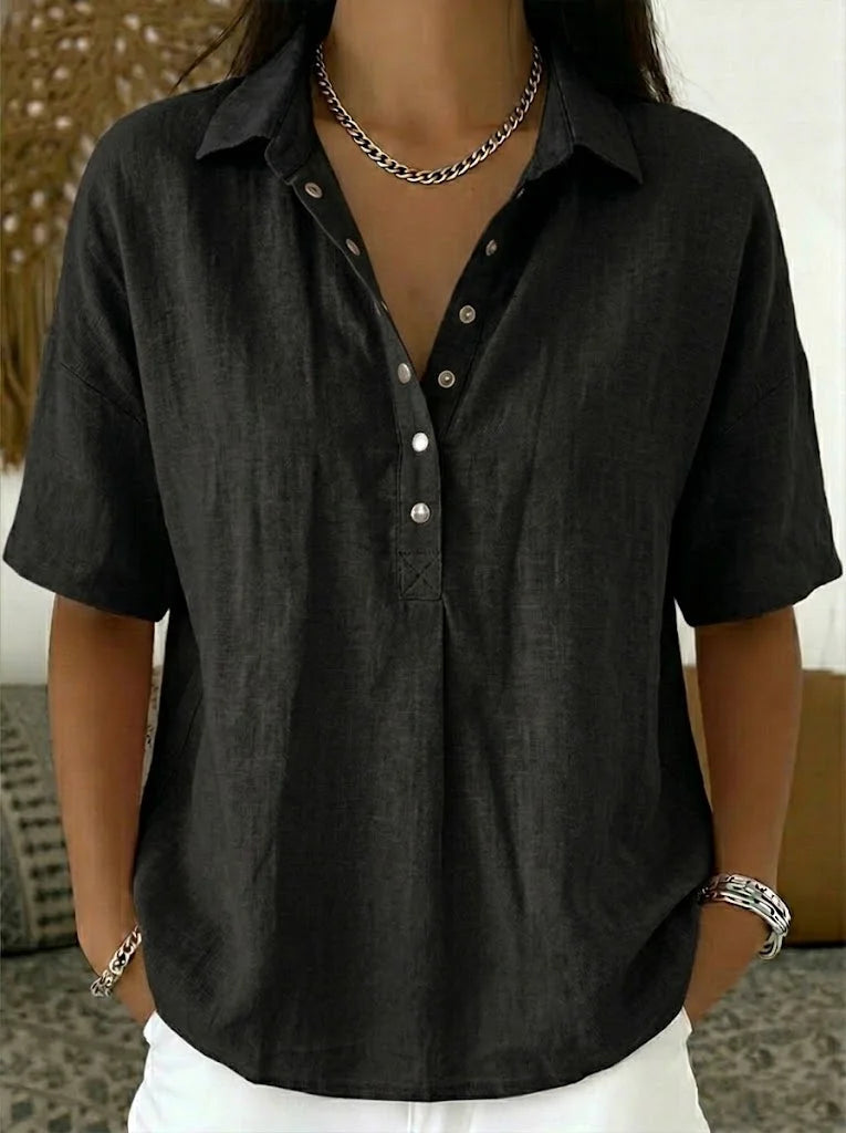 Margot | The Relaxed Collar Blouse
