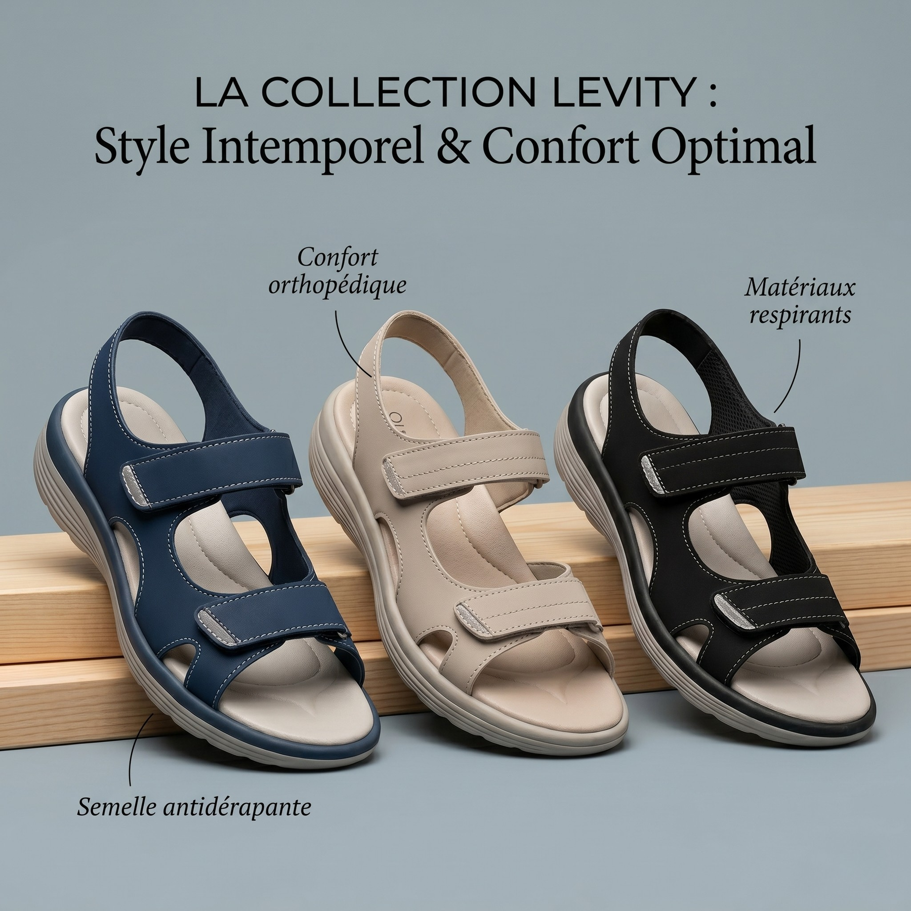 Sophie Adjustable Comfort Sandals