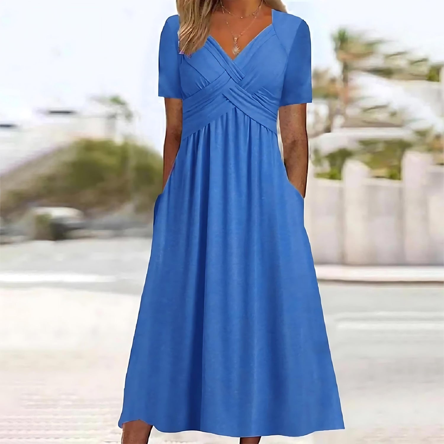 ISADORA | ELEGANT A-LINE MIDI DRESS