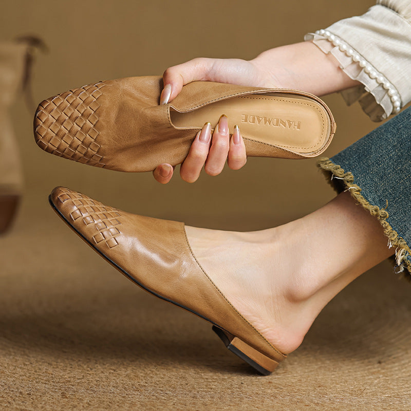Helma Leather Mules
