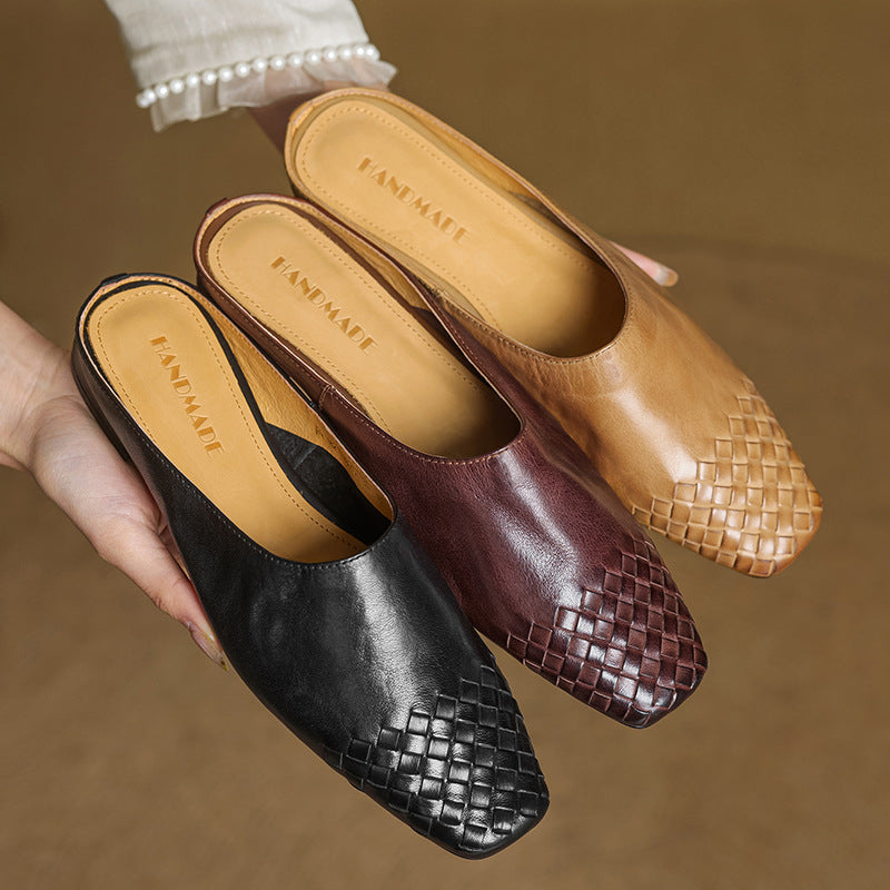 Helma Leather Mules