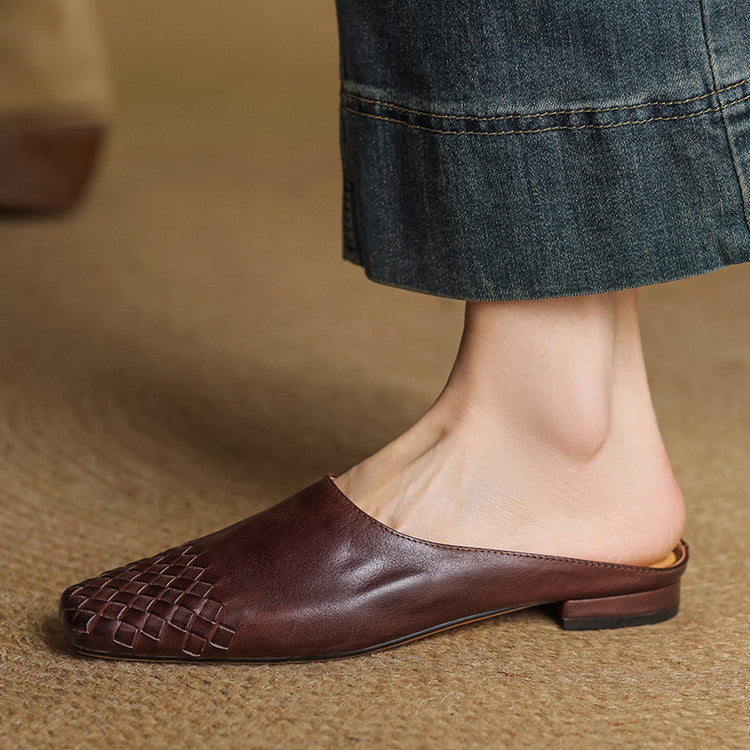 Helma Leather Mules