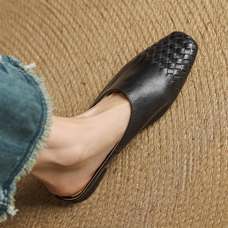Helma Leather Mules