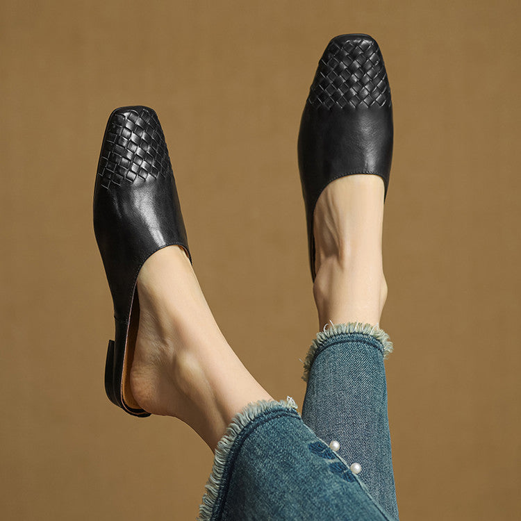 Helma Leather Mules