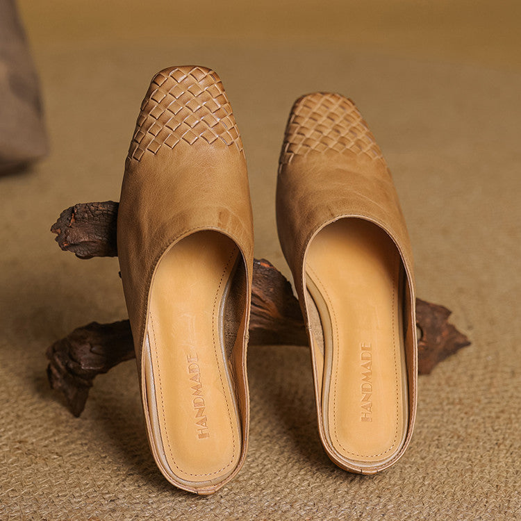 Helma Leather Mules