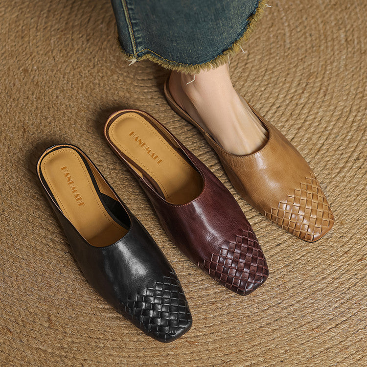 Helma Leather Mules