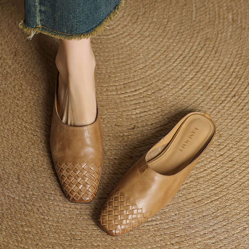 Helma Leather Mules