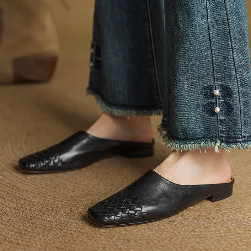 Helma Leather Mules