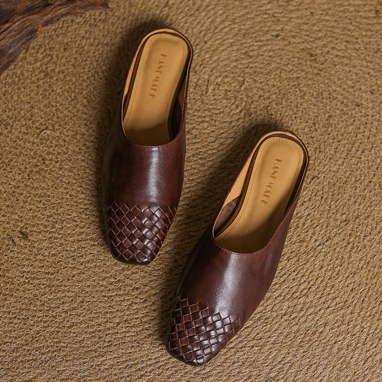 Helma Leather Mules