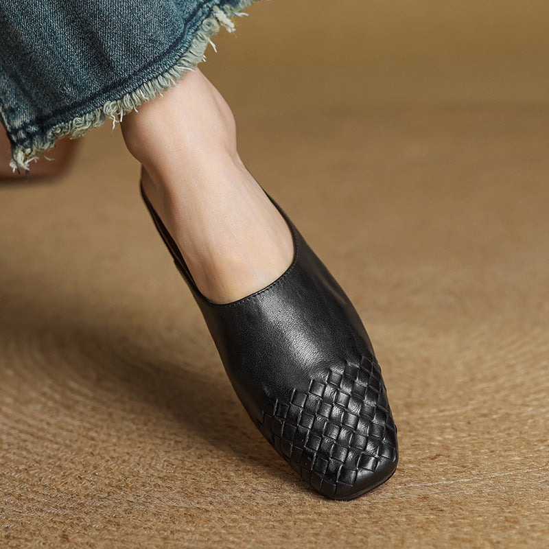 Helma Leather Mules
