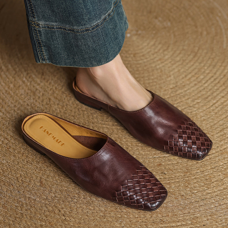 Helma Leather Mules