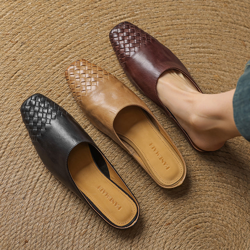 Helma Leather Mules